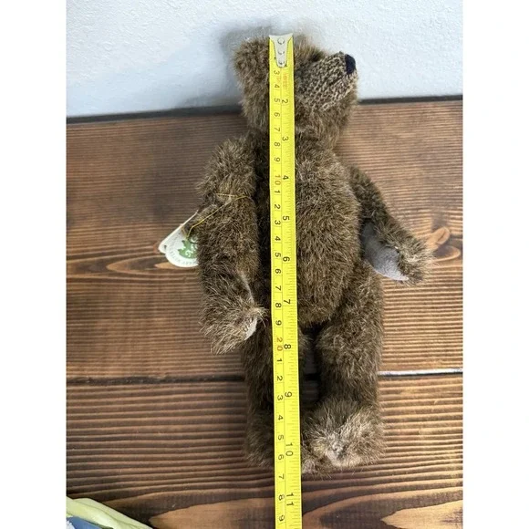Mary Meyer Vermont Green Mountain Bear Artist Carol Carini HAYSTACK 11" Vtg Tag - Picture 5 of 5